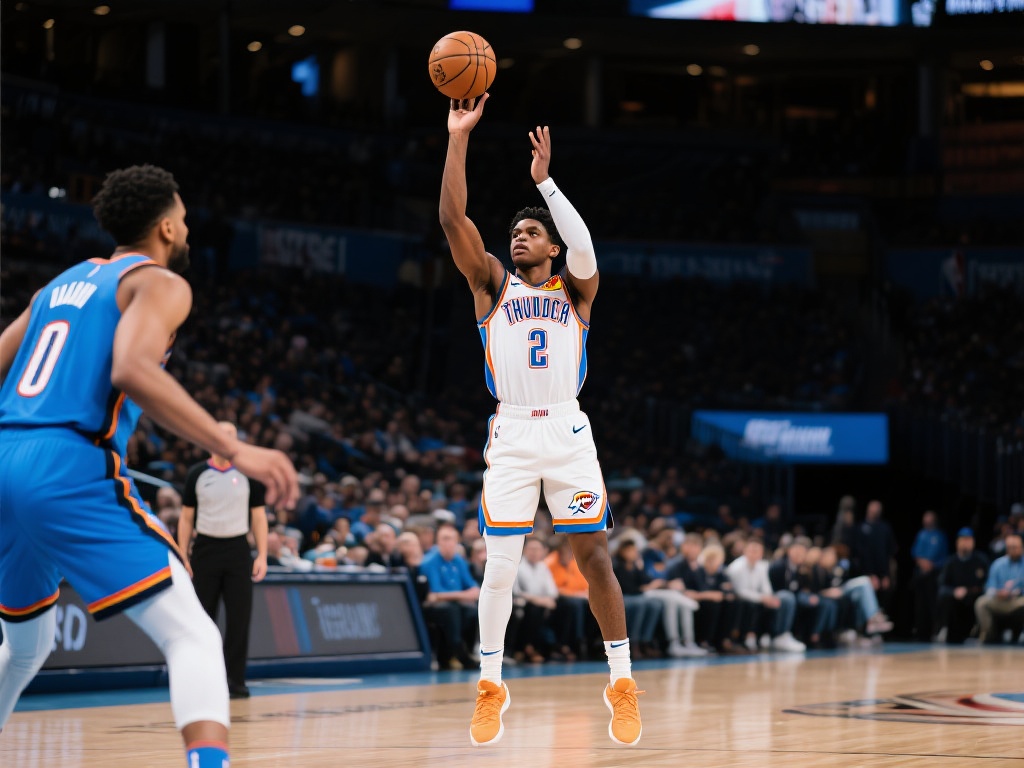 亚历山大神级撤步中投狂砍31分,雷霆11分优势稳操胜券 无论是亚历山大的个人技术,还是雷霆的团队